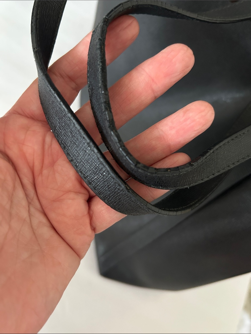Furla Black Leather Tote with Subtle Logo - Picture 15 of 15